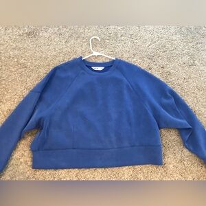 Flx blue cropped athletic pullover sweatshirt. Size S. Used.